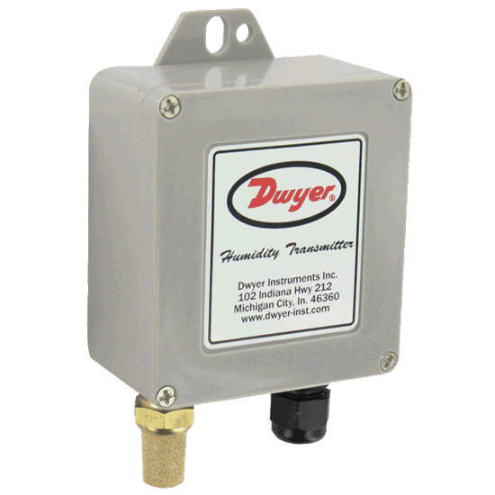 Dwyer Weather-Resistant Humidity/Temperature Transmitter, Series WHT